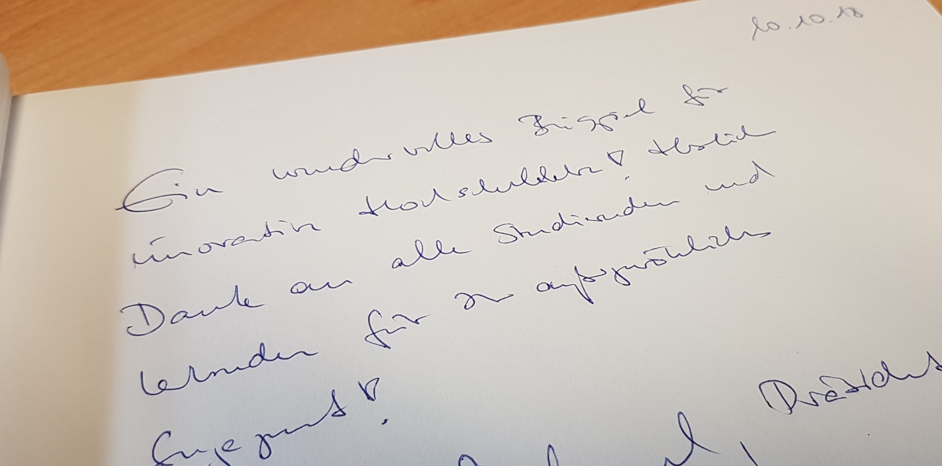 Man soll aufhören, wenn es am schönsten ist… Frauenlob 2018